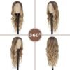 26-Inch Ombre Blonde Wavy Wig for Effortless Style