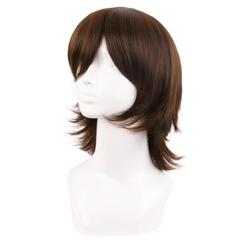 MapofBeauty 14" Brown Wolf Tail Cosplay Wig