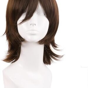 MapofBeauty 14" Brown Wolf Tail Cosplay Wig